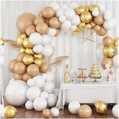Galactic Gamer Balloon Garland Kit 122PCS Blue Black