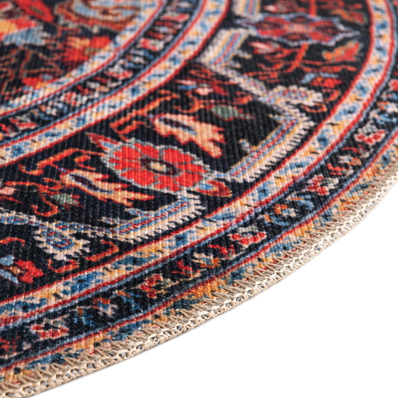 Oppie Oriental Indoor Rug, Oval 4'1" x 6'1"