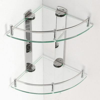 Stainless Steel Wall Bathroom Shelves