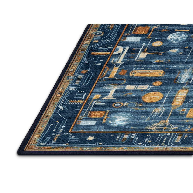 Tapis gris lavable à la machine, Tapis de couloir 2 pi x 5 pi