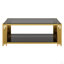Table basse moderne rectangulaire noire, miroir-1781065622
