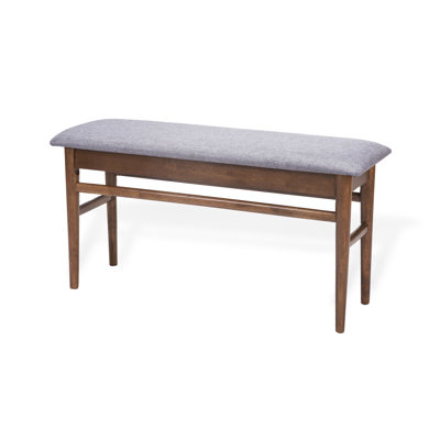 Nijai Fabric Upholstered Bench by Ebern Designs