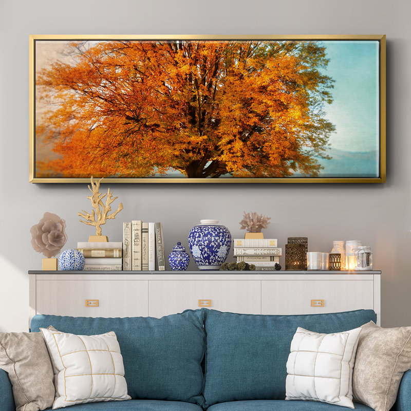 Autumn's Passion- Framed Canvas