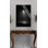 Abstrait, art mural en verre géométrique tribal abstrait, décoration moderne en verre trempé - peinture orange brûlé et beige terre, grand Boho