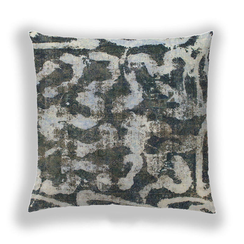Coussin décoratif abstrait 1094, Microsuède