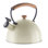 Bouilloire sifflante en acier inoxydable, poignée en bois Oggi Brew (1,9 litre, 64 oz)
