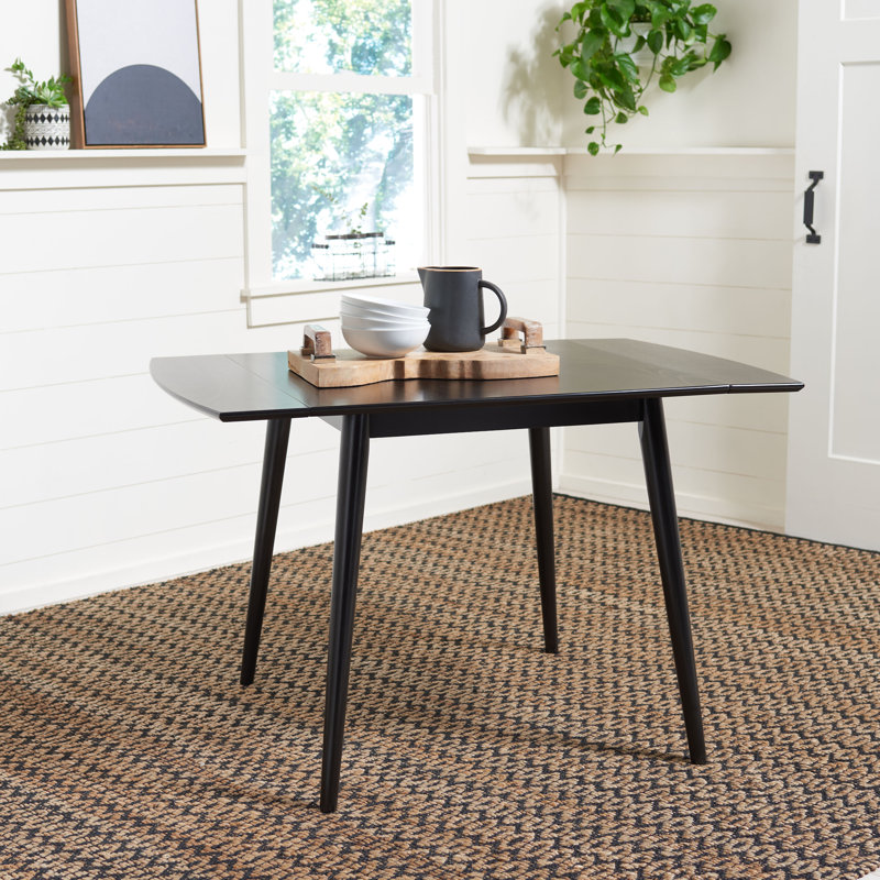 Ayelet Extendable Dining Table, Matte Black