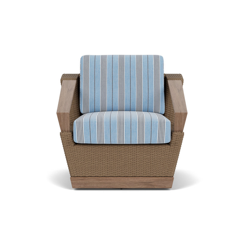 Charisma Outdoor Swivel Lounge Chair, Hansen Sky