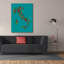«Italy Map 2» par Mark Ashkenazi, art mural sur toile-1641421229