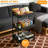 3-Tier Rolling Utility Cart with Handle