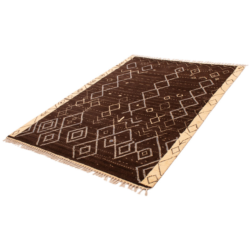 Tapis brun Pak Finest Marrakesh 8 pi 0 po x 10 pi 8 po