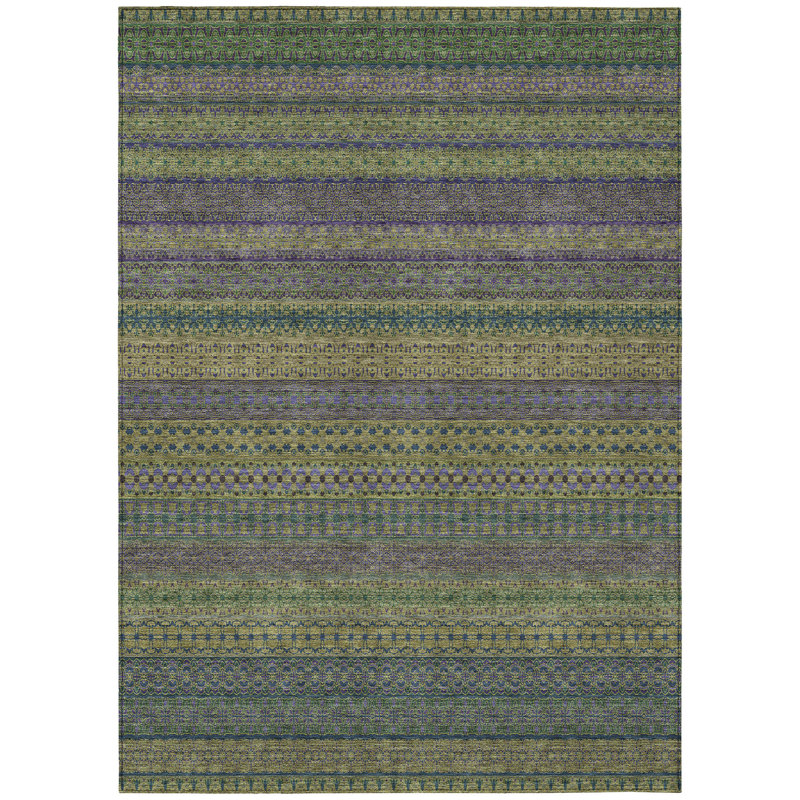 Tapis intérieur / extérieur Kinslee, Rectangle de 10 pi x 14 pi