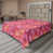 Rubis pâle et rose pastel / motif floral est en rupture de stock sélectionné