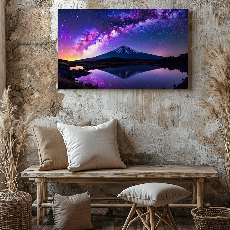 "Milky Way Reflection" avec art mural, H 9 po x l 12 po