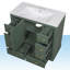 Meuble-lavabo simple 36 po avec plateau en céramique Raedon-436235596-436235598