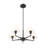 Ryckman 5 - Light Steel Dimmable Shaded / Spider Chandelier-989886334
