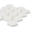 Nabi Hexagon 3" Crackled Glossy Glass Mosaic Tile-1257012947