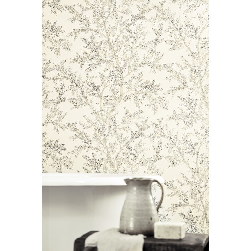 Farthing Wood 10.05m x 52cm Wallpaper Roll, Neutral