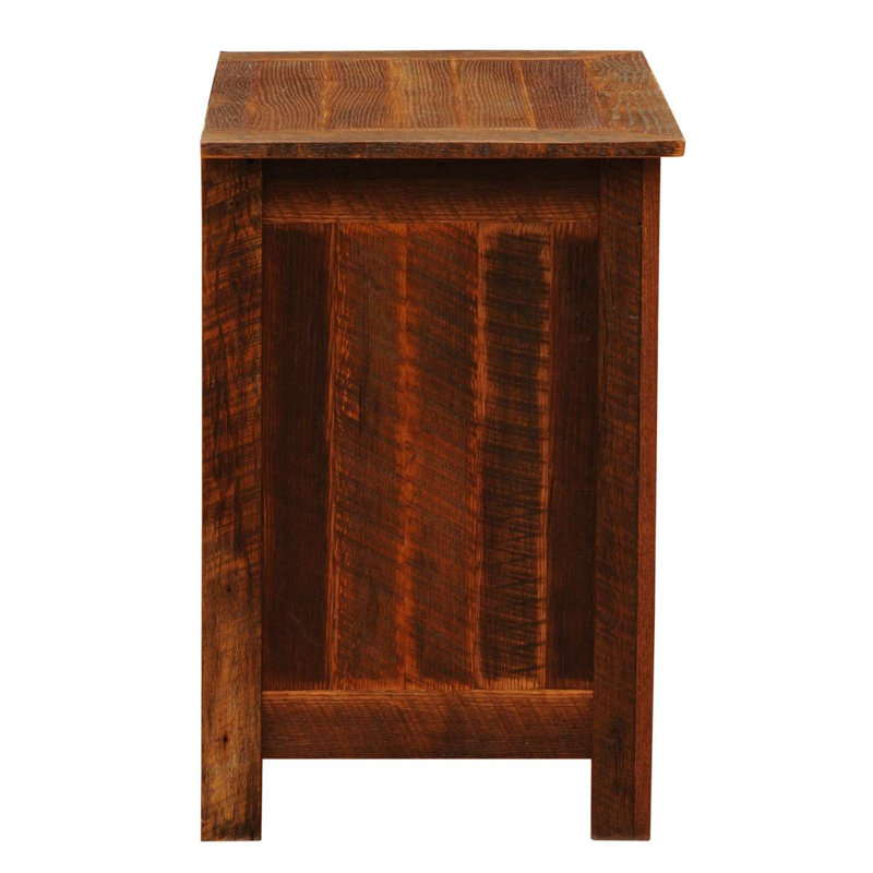 Table de chevet à trois tiroirs Fireside Lodge Barnwood XL