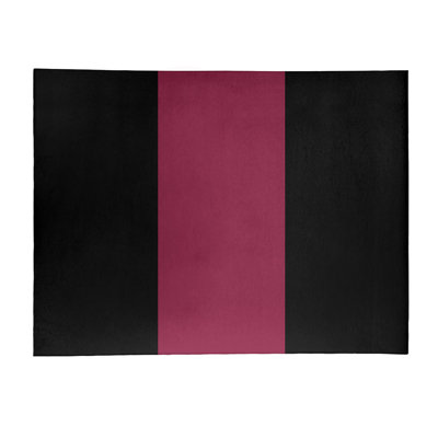 Tapis de zone rouge/noir