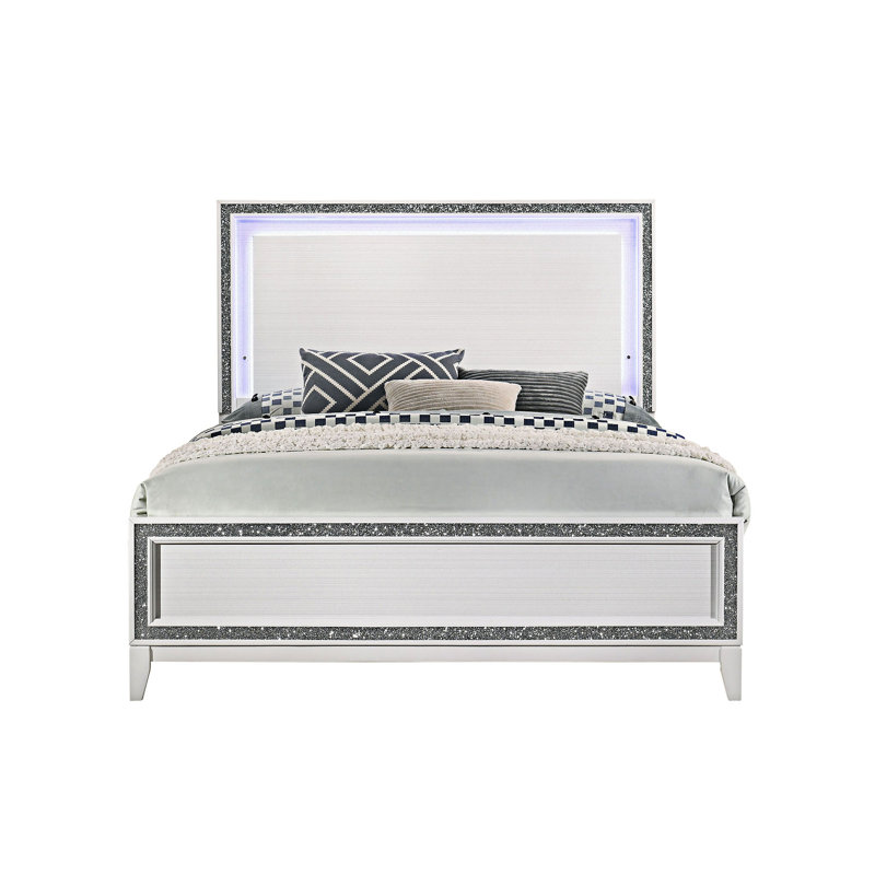 Platm Bed With LED