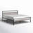 Hackman Metal and Wood Platform Bed-675072408-675072409
