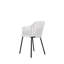 Choice Chair Indoor and Sledge Steel Base with Upholstery Cover Set (Cane-line Ambience Seat-Back Cover)-417535294-417535708