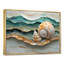 Coquillage et sable émeraude II - art mural bord de mer-1011811036-1011811039-1011811034