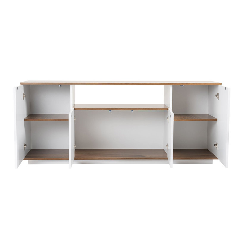 Console, Noyer, Blanc