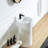 Solid Surface Pedestal Bathroom Sink Basin 66S-08
