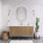 Ensemble de meuble-lavabo mural simple 60 "Spring-1857239706