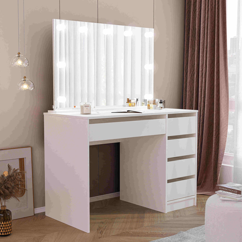 Dressing Table, White Matt