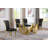 Kennise Glass Top Double Pedestal Dining Set-377858197-377858196-377917782