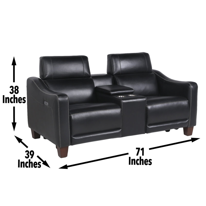Causeuse Goldenray Power Console - noir