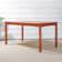 Strayer Stackable Reddish Brown Coastal Wood Dining Set