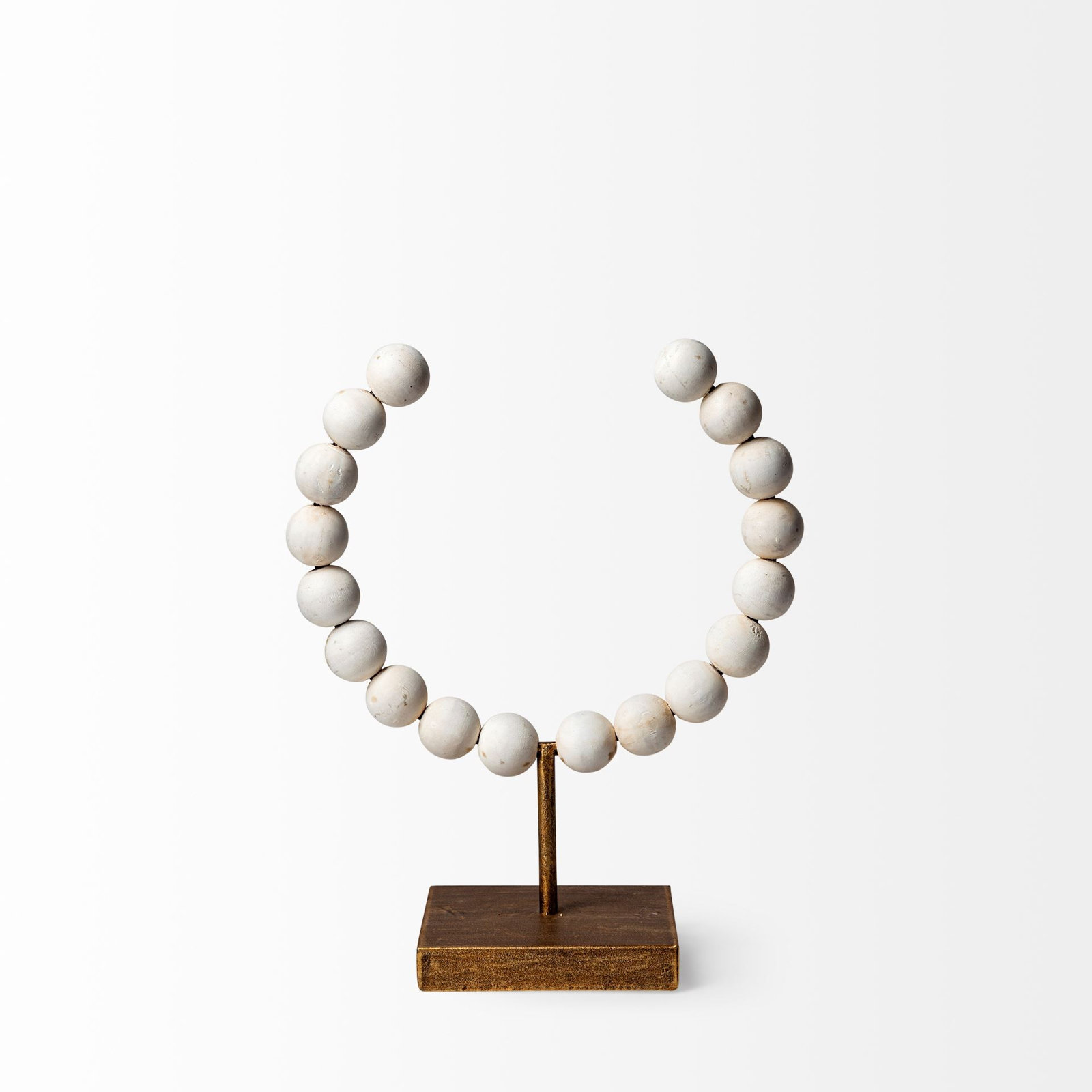 Shira Sculpture, Gold, 12" H x 5" W x 9" D