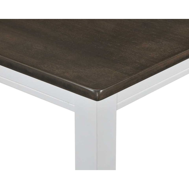 Table de bar Gove, Gris / Blanc