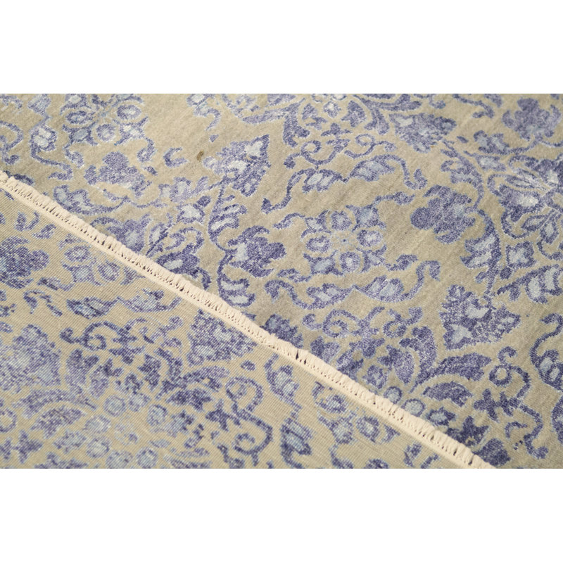 Brookhaven Floral Area Rug in Blue