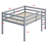 Wood Loft Bed With Ladder-1582745914