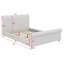 Platform bed frame with classic sleigh silhouette and high headboard anchors traditional bedrooms-316651405