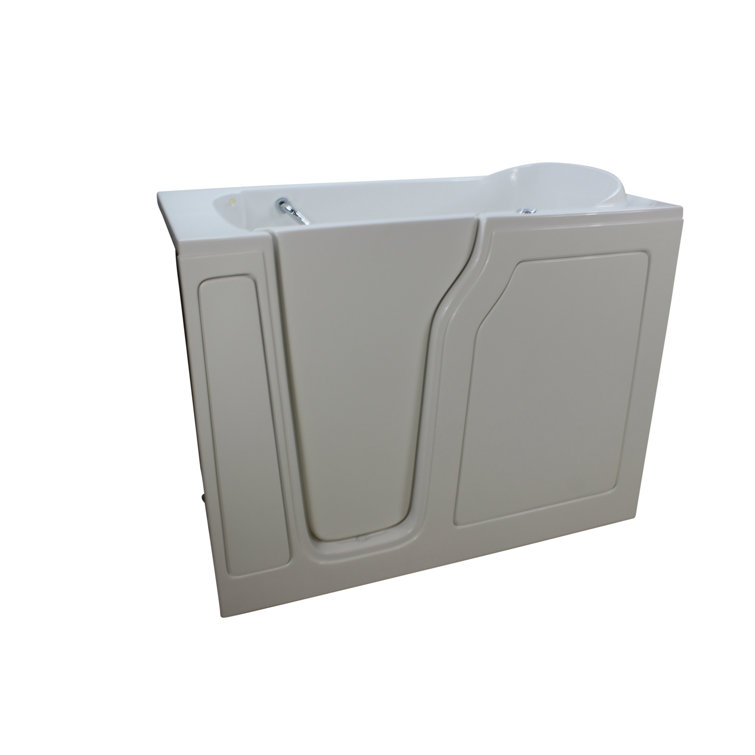52'' x 29.25'' Walk-in Air Fibreglass Bathtub with Faucet