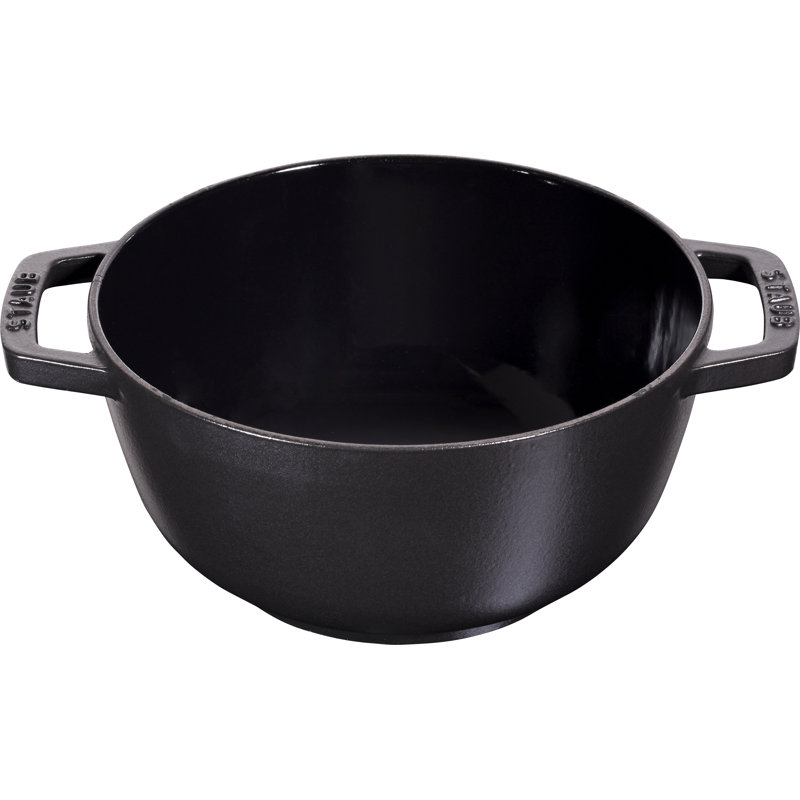STAUB Cast Iron Fondue Set 1.7 L, 18cm, Black