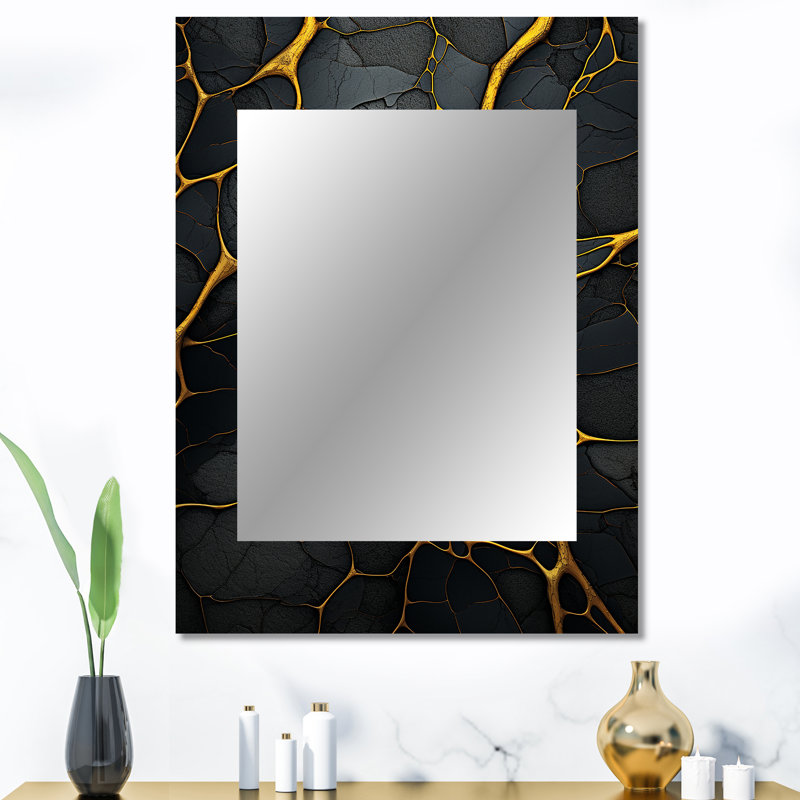 Taliesen - Landscapes Decorative Mirror On Metal, 40 po x 30 po