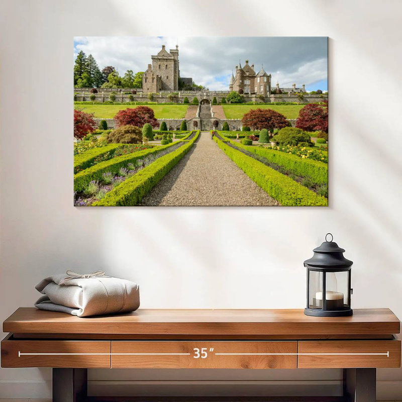 Jardins du château de Drummond, H 16 po x l 24 po