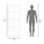 Système de garde-robe à 3 portes avec tringle pour vêtements et tablettes intérieures Home-1282180209