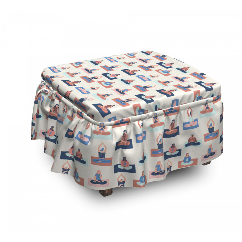 Housse pour repose-pieds méditant relax