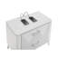 Table de chevet 2 tiroirs avec double port USB