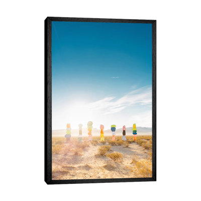 Seven Magic Mountains Sunrise by Bethany Young - Print on Canvas