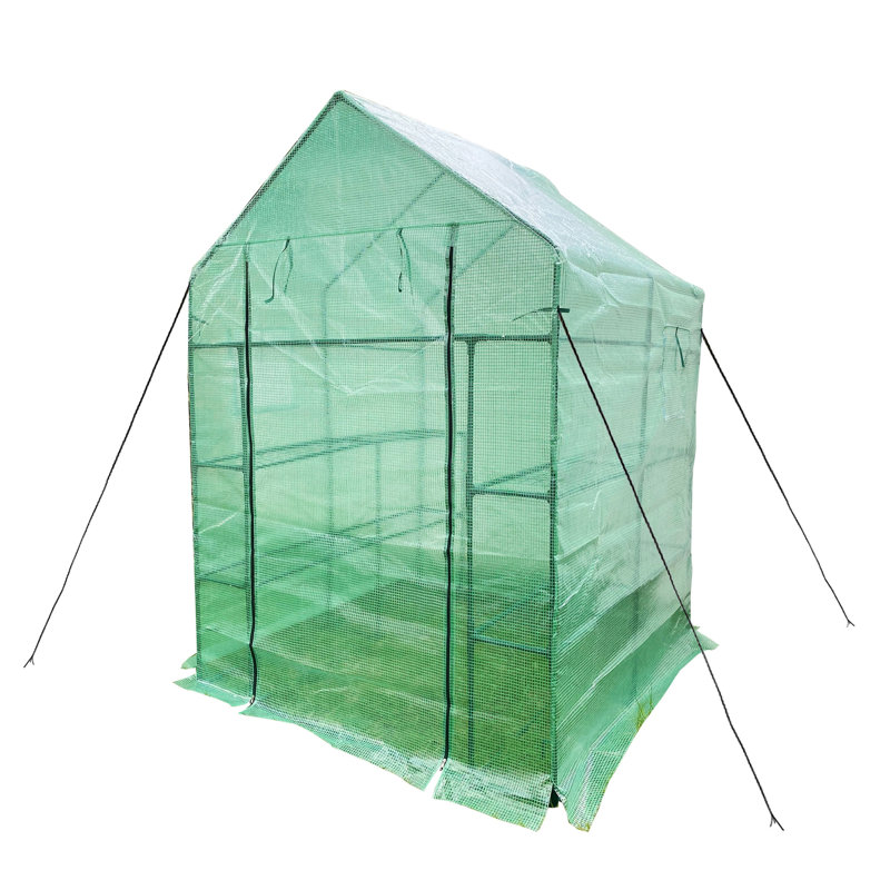 Greenhouse, 76" H x 56" W x 56" D, Green
