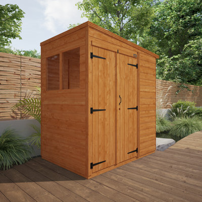 TigerFlex® Modular Buildings 4 ft. W x 6 ft. D Solid Wood Tool Shed